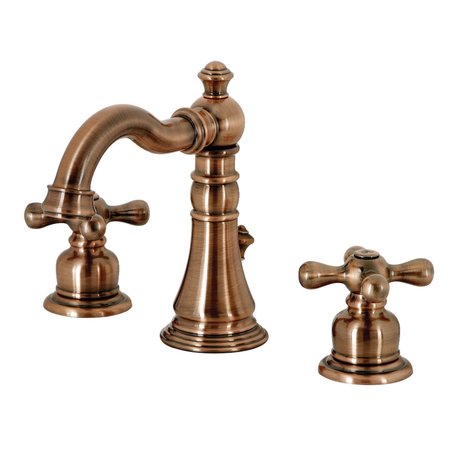 KINGSTON BRASS Widespread Bathroom Faucet, Antique Copper FSC197AXAC